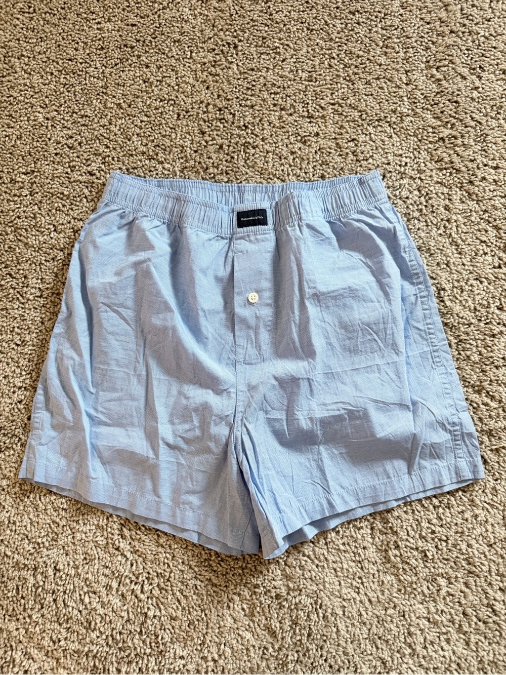 Abercrombie & Fitch Light Blue Boxer Shorts New XS